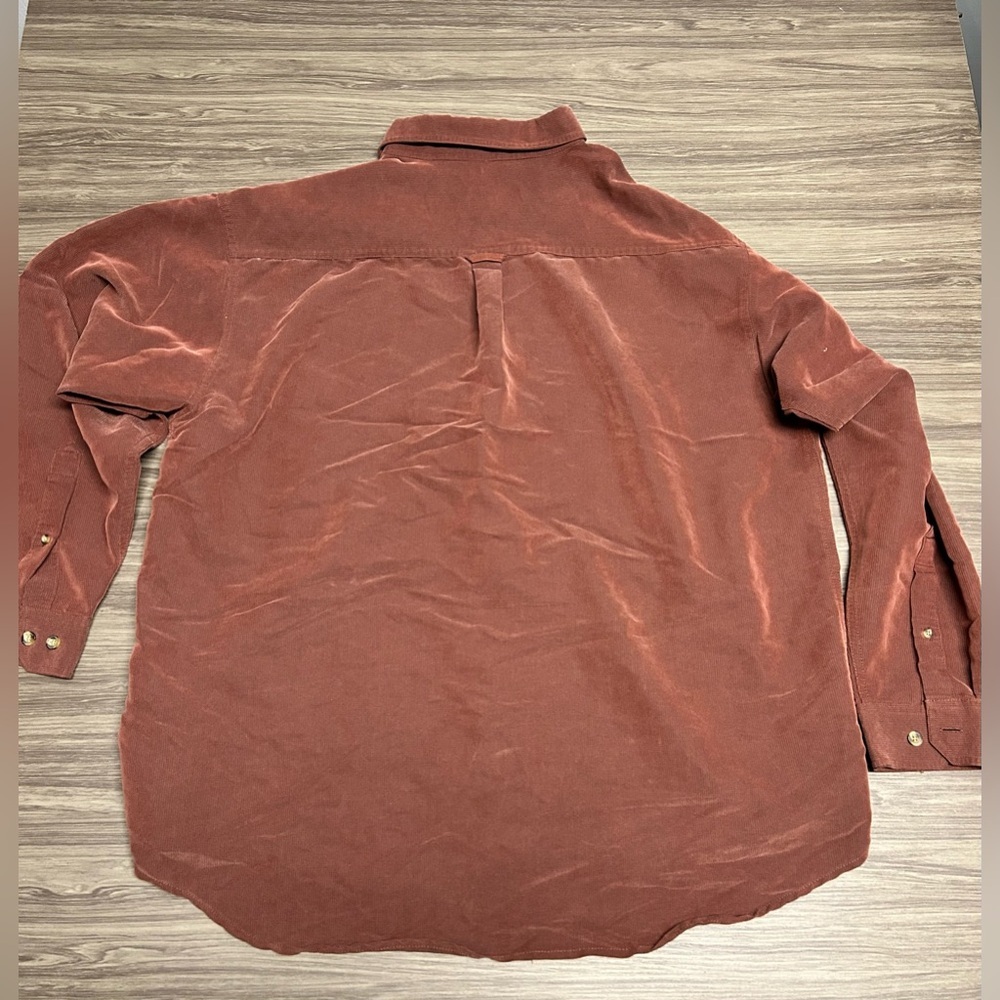 Columbia Button Up Shirt Mens Size 2XL  Copper Brown Omni-Shade Pocket - Picture 7 of 7